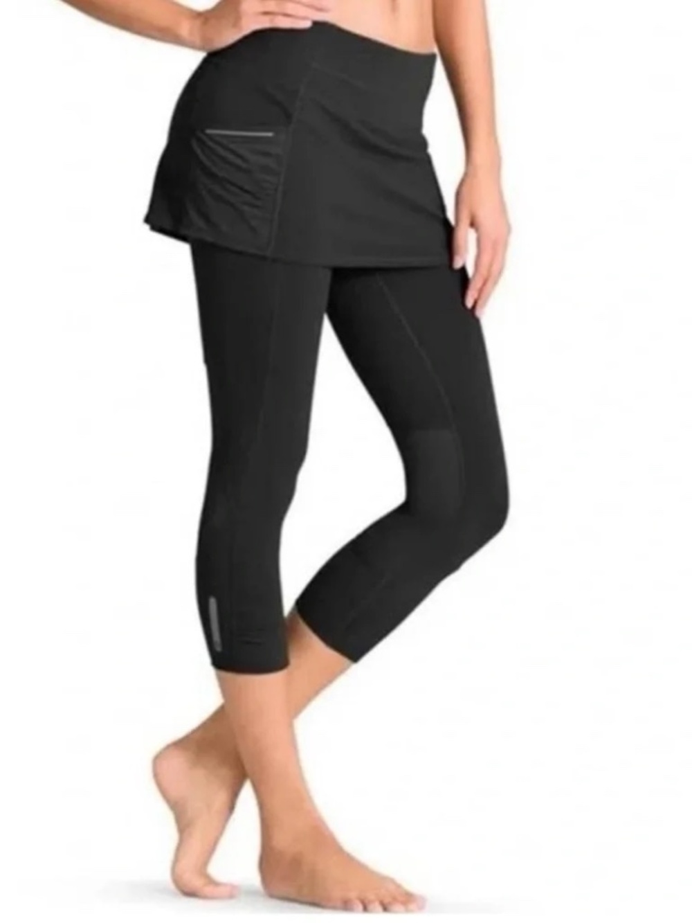 Athleta Skort with Leggings Built In / Black / Size M